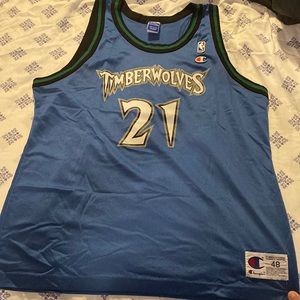 Vintage Kevin Garnett timberwolves jersey